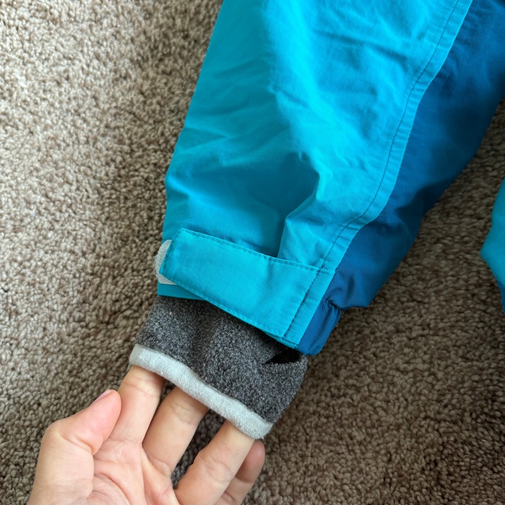 Land's End Teal Squall Winter Waterproof Insulated Jacket Size Small 7/8 - Picture 6 of 7